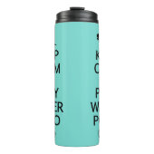 Behalt Calm & Play Water Polo individuelle Name &  Thermosbecher (Vorderseite)