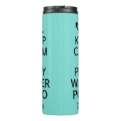 Behalt Calm & Play Water Polo individuelle Name &  Thermosbecher (Rückseite)