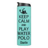 Behalt Calm & Play Water Polo individuelle Name &  Thermosbecher (Nach rechts gedreht)