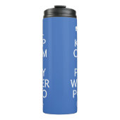 Behalt Calm & Play Water Polo individuelle Name &  Thermosbecher (Vorderseite)