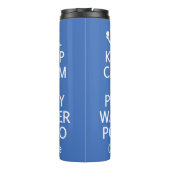 Behalt Calm & Play Water Polo individuelle Name &  Thermosbecher (Rückseite)