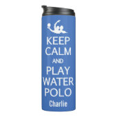 Behalt Calm & Play Water Polo individuelle Name &  Thermosbecher (Nach rechts gedreht)