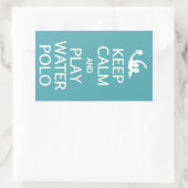 Behalt Calm & Play Water Polo Sonderaufkleber Rechteckiger Aufkleber (Tasche)