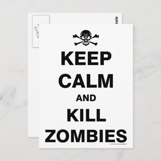 Behalt Calm Postkarte (Vorne/Hinten)