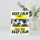 Behalt Calm... Postkarte (Stehend Vorderseite)