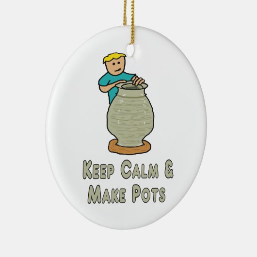 Behalt Calm Pottery Keramik Ornament (Rechts)