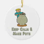 Behalt Calm Pottery Keramik Ornament (Vorne)