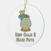 Behalt Calm Pottery Keramik Ornament (Links)