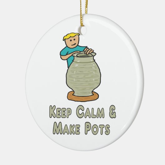 Behalt Calm Pottery Keramik Ornament (Links)