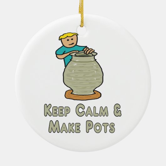 Behalt Calm Pottery Keramik Ornament (Hinten)