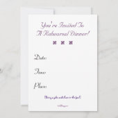 Behalt Calm Probe Dinner Einladung (Rückseite)