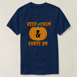 Behalt Calm Pumpkin Carving T-Shirt