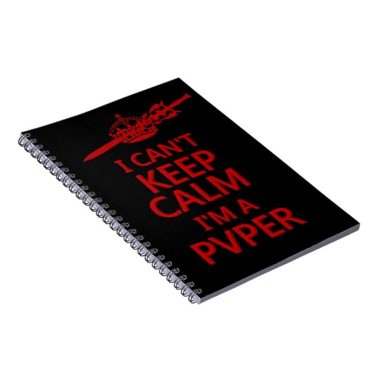 Behalt-Calm-PvP-Gamer-Notebook Notizblock (Rechte Seite)