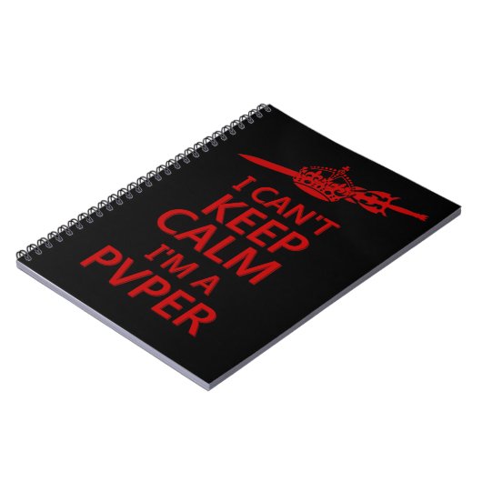 Behalt-Calm-PvP-Gamer-Notebook Notizblock (Linke Seite)