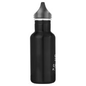 Behalt Calm & Question Authority Trinkflasche (Links)