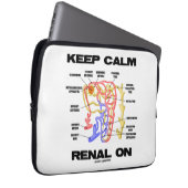 Behalt Calm Renal on (Niere Nephron) Laptopschutzhülle (Vorne Rechts)