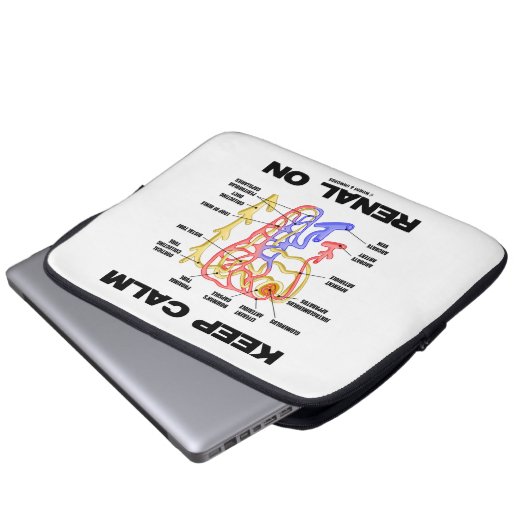 Behalt Calm Renal on (Niere Nephron) Laptopschutzhülle (Vorne Knopf)