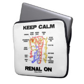 Behalt Calm Renal on (Niere Nephron) Laptopschutzhülle (Vorderseite Links)