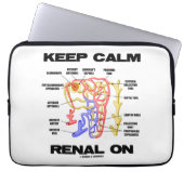 Behalt Calm Renal on (Niere Nephron) Laptopschutzhülle (Vorderseite)
