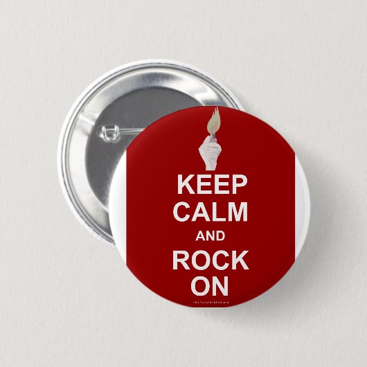 Behalt Calm Rock on Button (Vorne & Hinten)