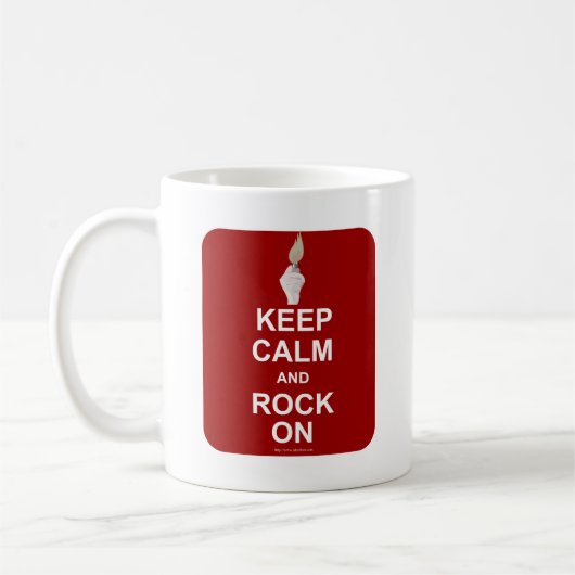 Behalt Calm Rock on Kaffeetasse (Links)