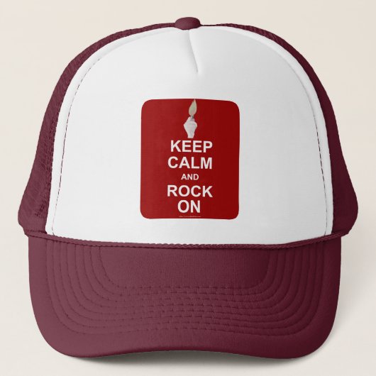 Behalt Calm Rock on Truckerkappe (Vorderseite)