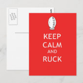 Behalt Calm & Ruck Postkarte (Vorne/Hinten)