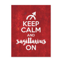 Behalt Calm Sagittarius am Geburtstag Rot