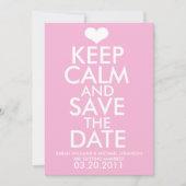 Behalt Calm & Save the Date (Vorderseite)
