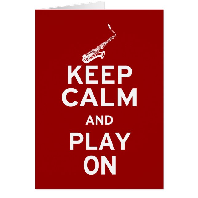 Behalt Calm Saxophon (Vorne)