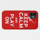 Behalt Calm Saxophon Case-Mate iPhone Hülle (Rückseite (Horizontal))