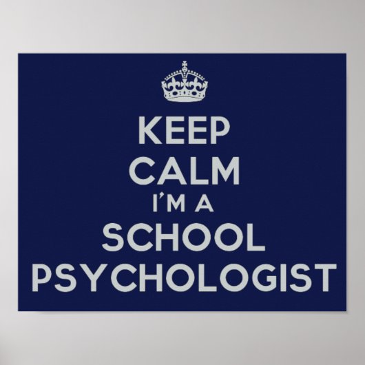 Behalt Calm School Psychologist's Office Poster (Vorne)