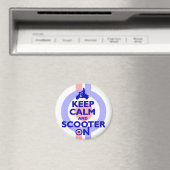 Behalt Calm Scooter On (Blue) Magnet (In Situ (Geschirrspüler))