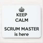 Behalt Calm Scrum Master Mousepad (Vorne)