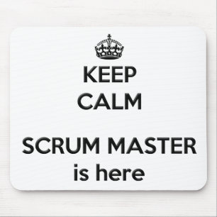 Behalt Calm Scrum Master Mousepad