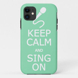 Behalt Calm & Sing On Custom Color iPhone Case