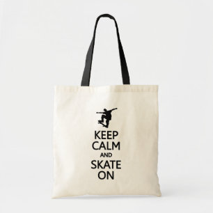 Behalt Calm & Skate On bag - wählen Sie Stil, Farb Tragetasche