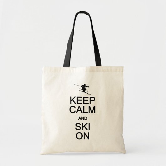 Behalt Calm & Ski On Tasche - wählen Sie Stil & Fa (Vorne)