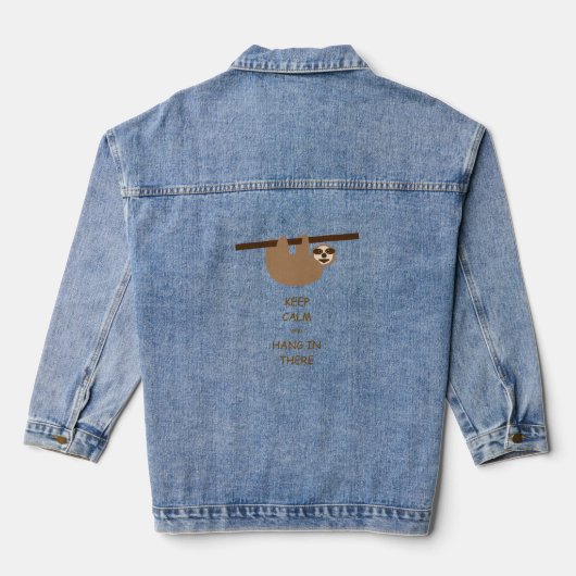 Behalt Calm Sloth Denim Jacket Jeansjacke (Rückseite)