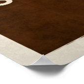 Behalt Calm & Stagger auf Poster (Ecke)