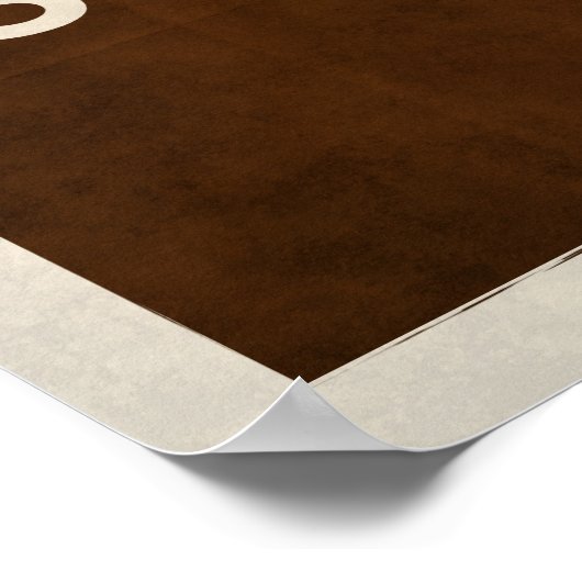 Behalt Calm & Stagger auf Poster (Ecke)