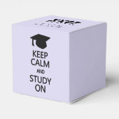 Behalt Calm & Study On Custom-Bevorzugungsboxen Geschenkschachtel (Rückseite)