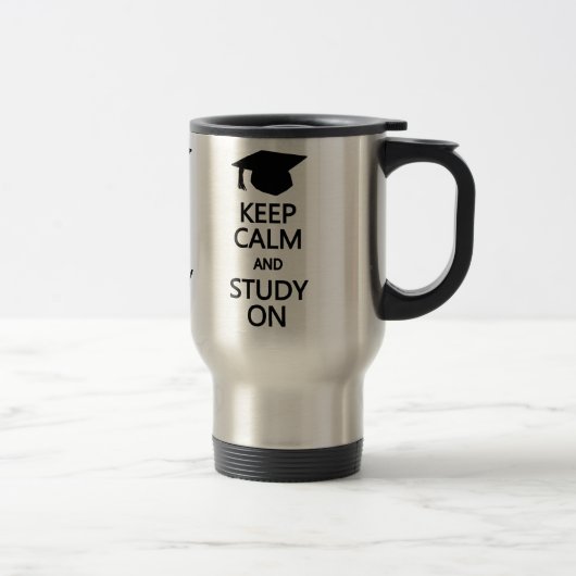 Behalt Calm & Study On Tasse - wählen Sie Stil, Fa (Rechts)