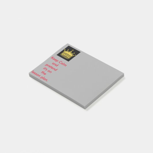 Behalt Calm Teachers Post-it Klebezettel (angewinkelt)