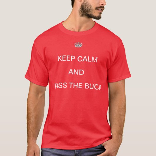 Behalt-Calm-Tee-Hemd T-Shirt (Vorderseite)