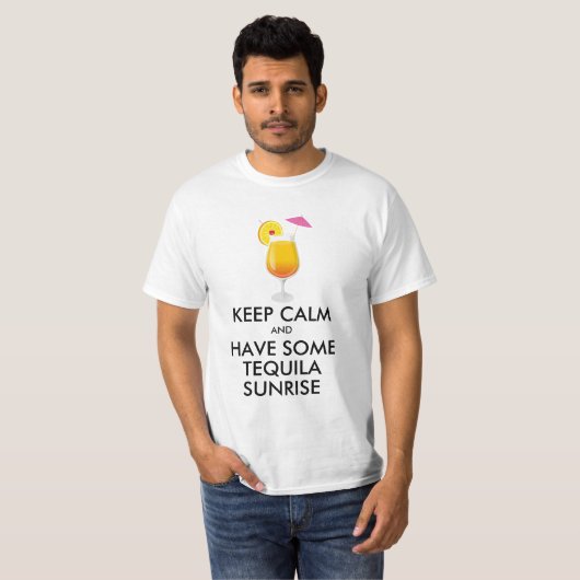 Behalt Calm - Tequila Sunrise T-Shirt (Vorne ganz)