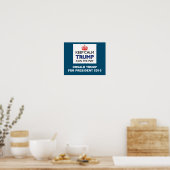 Behalt Calm TRUMP Poster (Küche)