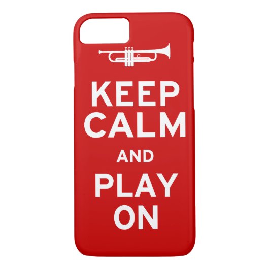 Behalt Calm Trumpet Case-Mate iPhone Hülle (Rückseite)