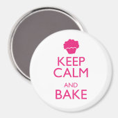 BEHALT CALM UND BAKE MAGNET (Vorderseite/Rückseite)