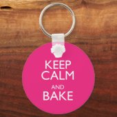 BEHALT CALM UND BAKE SCHLÜSSELANHÄNGER (Vorderseite)